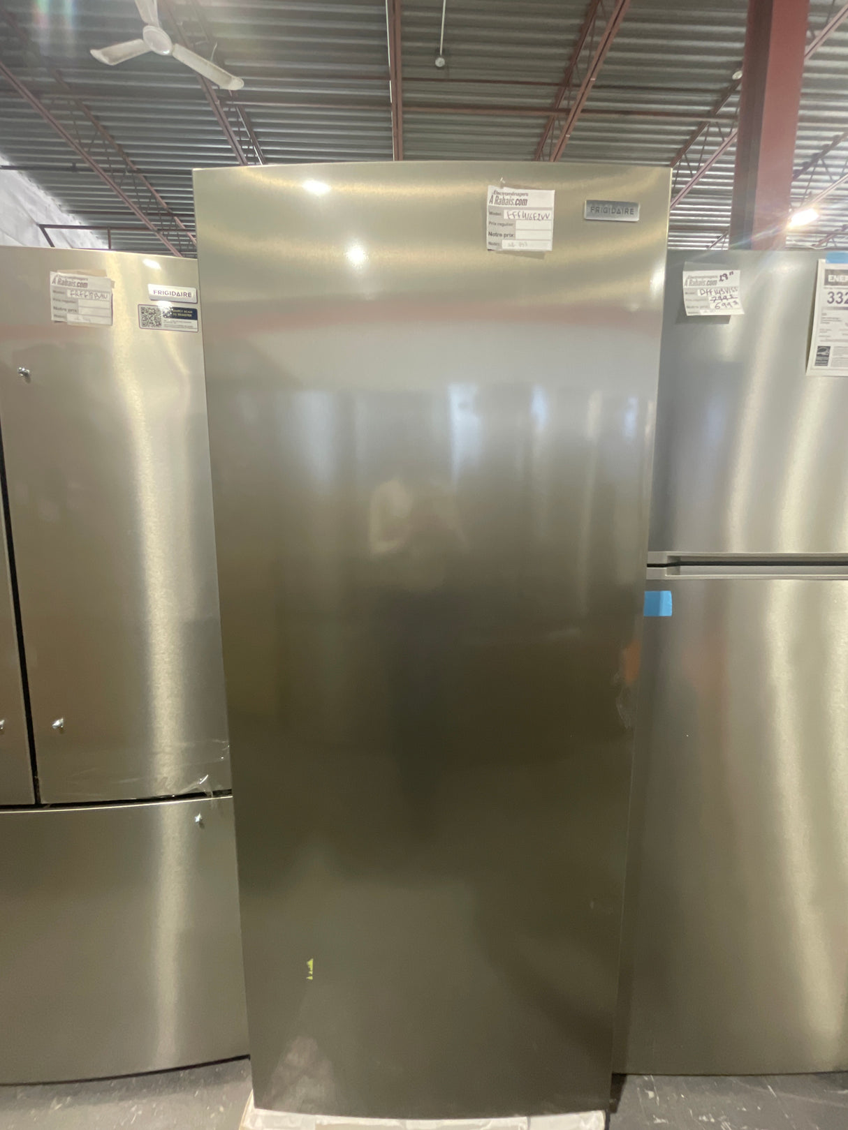 FFFU16F2VV - Frigidaire - Freezers - Stainless Steel - Open Box