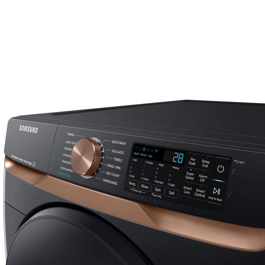 WF50BG8300AVUS, DVE50BG8300VAC - Washer/Dryer Sets - Front Load - Samsung - Stainless Steel - Open box