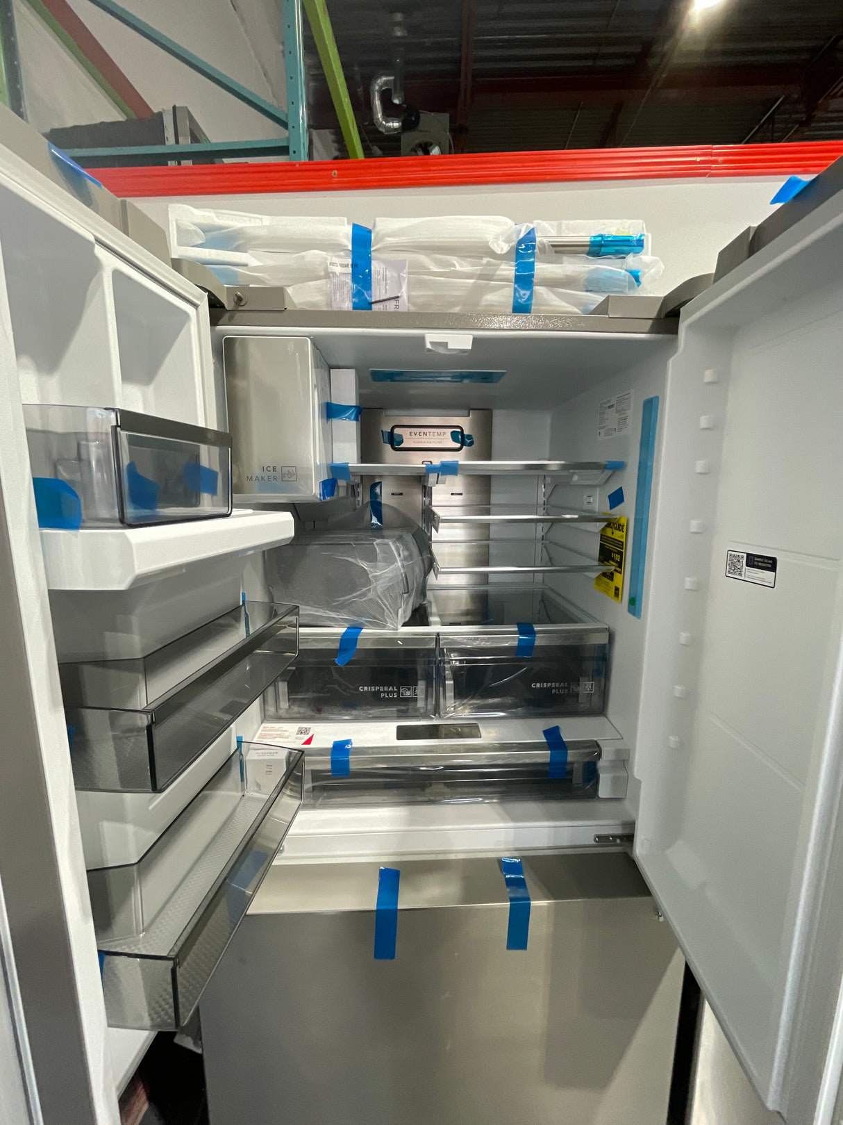 PRF52883AF - Réfrigérateurs - Frigidaire - 3 portes françaises - Acier inoxydable - Boîte ouverte