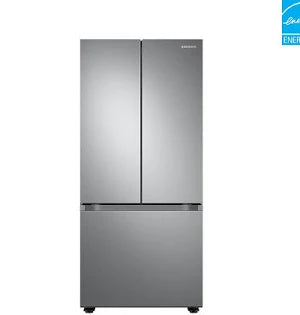 RF22A4111SR/AA - REFRIGERATORS - Samsung - French 3-Door - Stainless Steel - Open Box