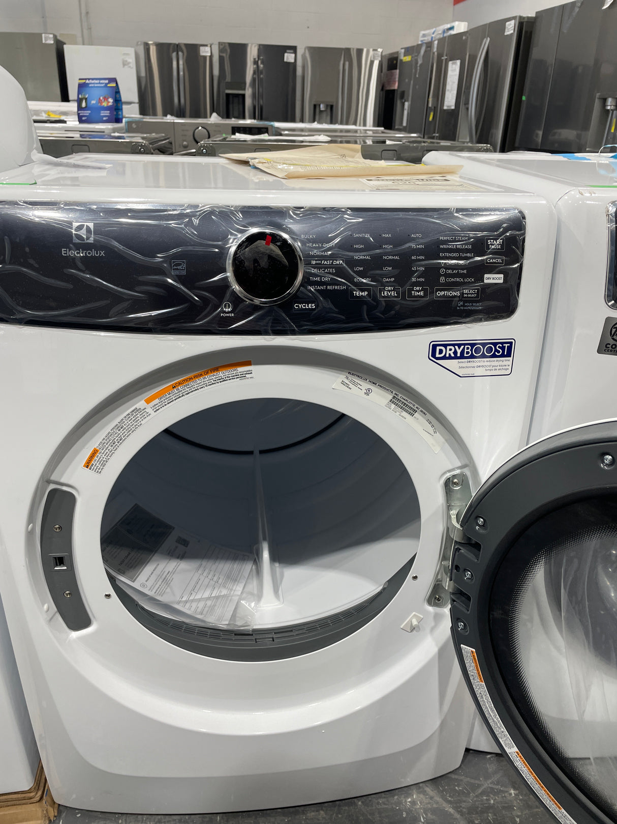 ELFE743CAW - Lave-linge - Electrolux - Blanc - Boîte ouverte