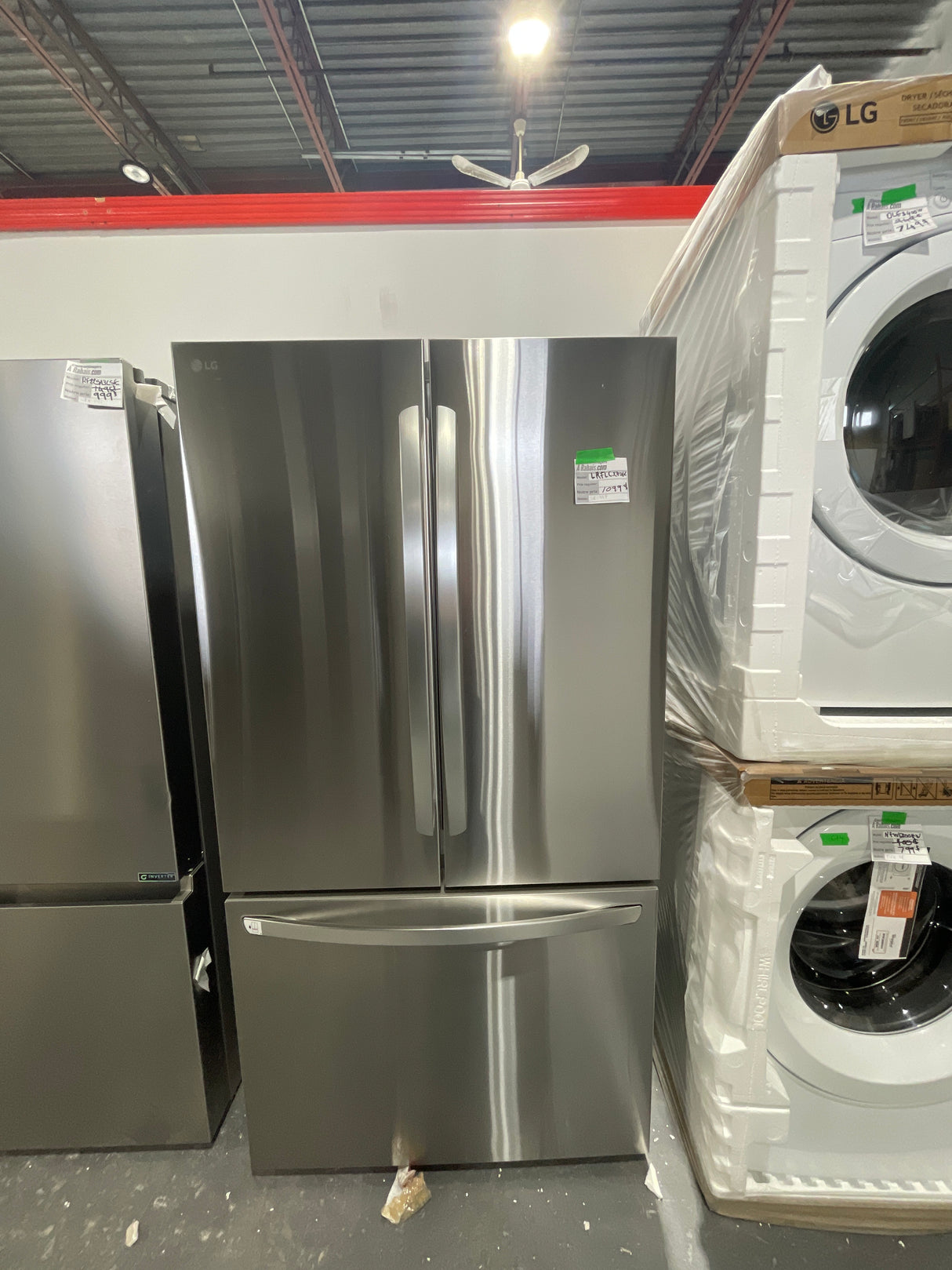 LRFLC2706S - REFRIGERATORS - LG - French 3-Door - Stainless Steel - Open Box