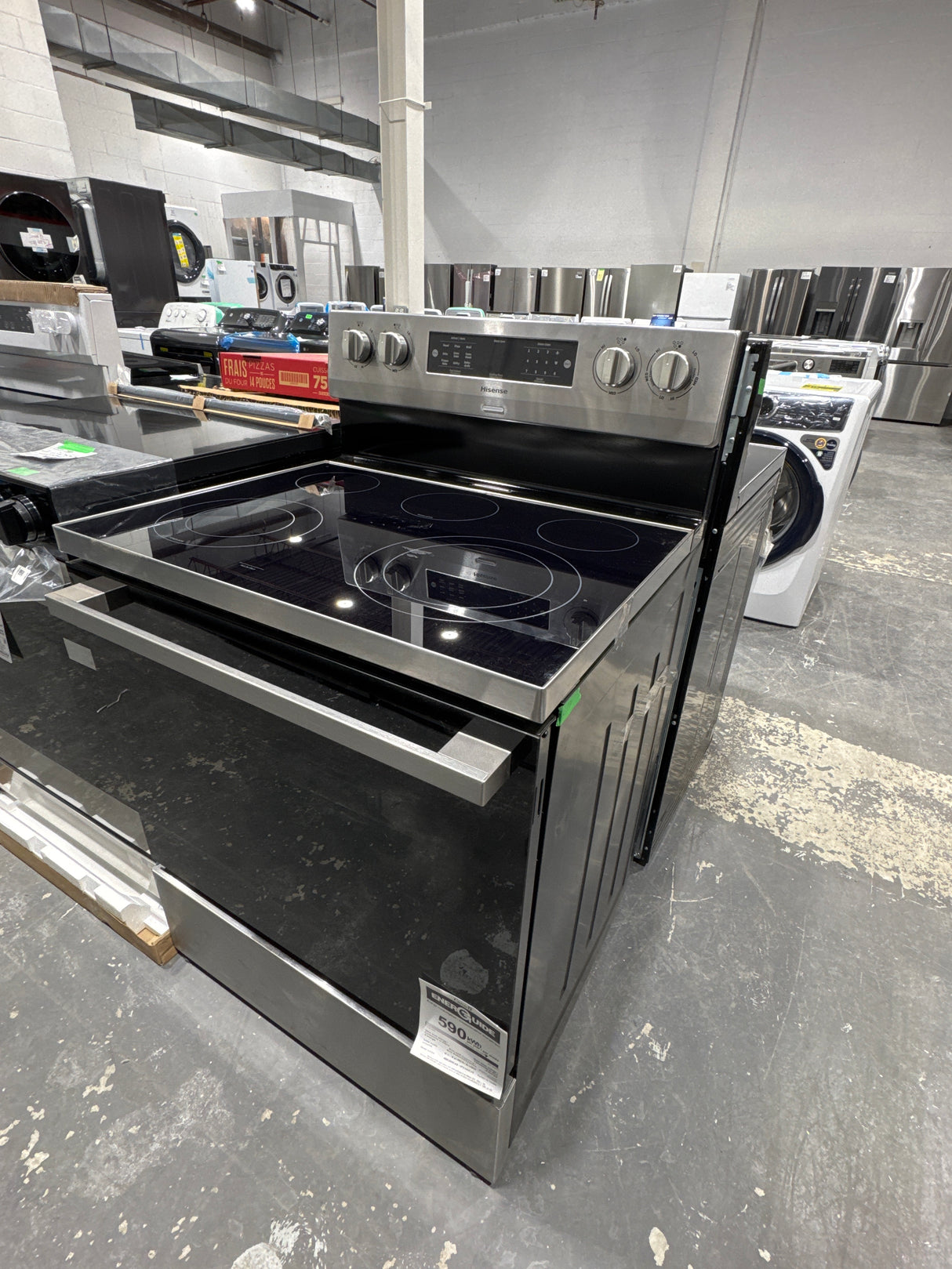 HBE3502CAS - Electric Range - Hisense - Stainless Steel - Open Box