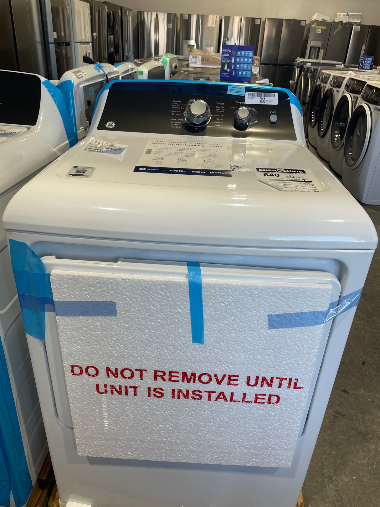 GTW334BMRWS, GTX34EBMRWS - Washer/Dryer Sets - Top load - GE - White - Open box