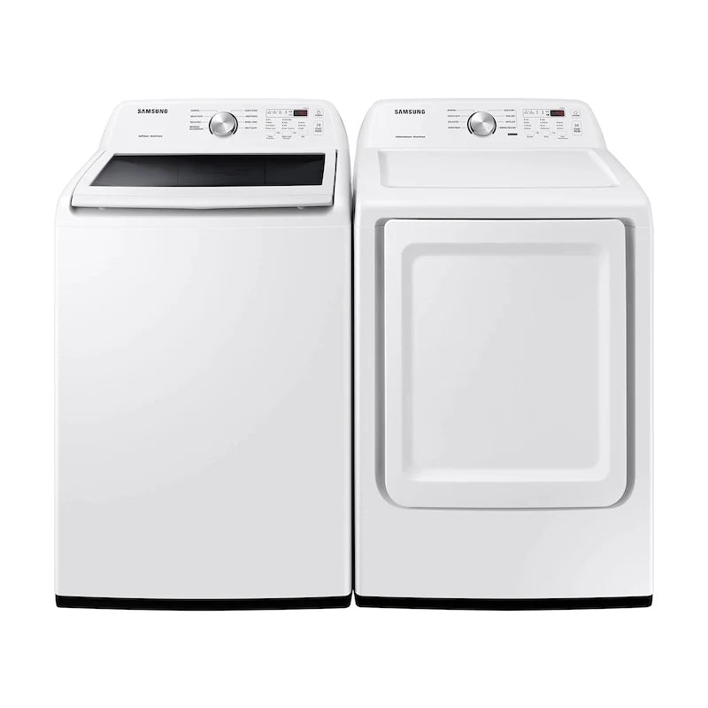 WA45T3200AW/DVE45T3200W- Washer/Dryer Sets - Samsung - White - Open box