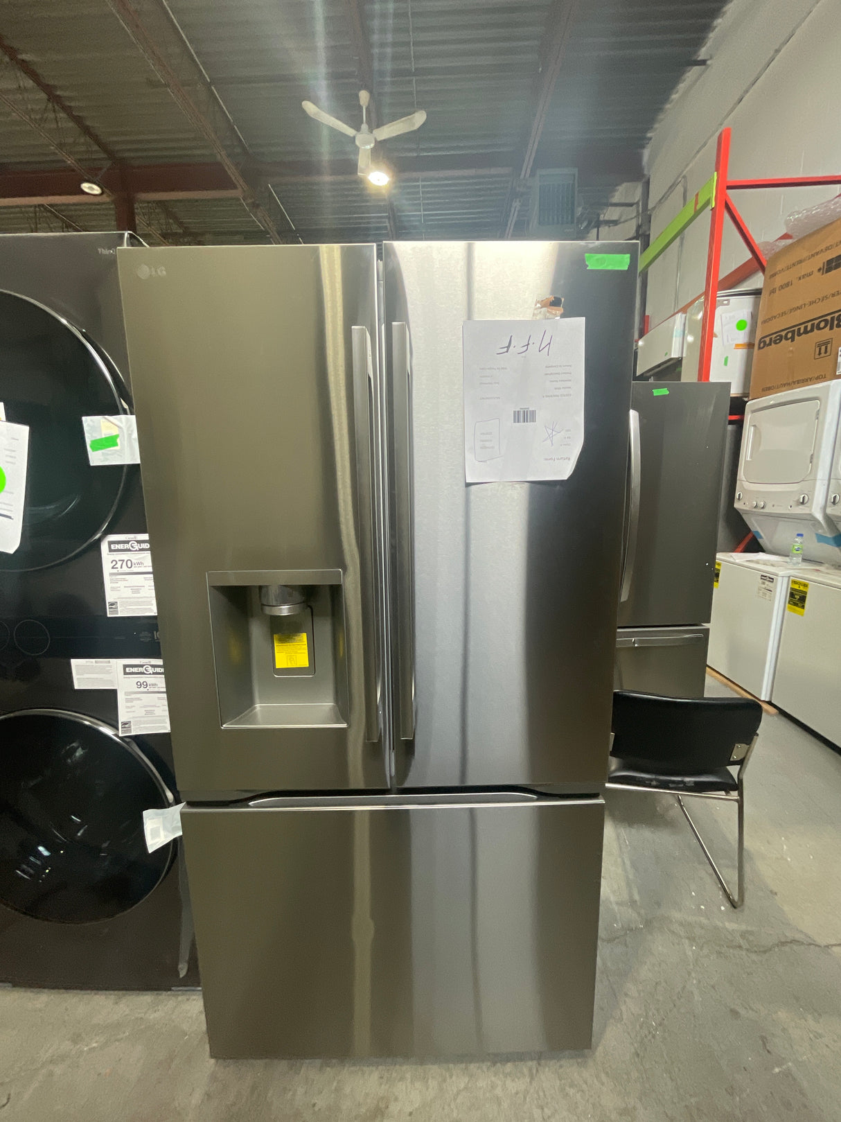 LF24Z6530S - 91 cm - RÉFRIGÉRATEURS - LG - Modèle français 3 portes - Acier inoxydable - Produit déballé