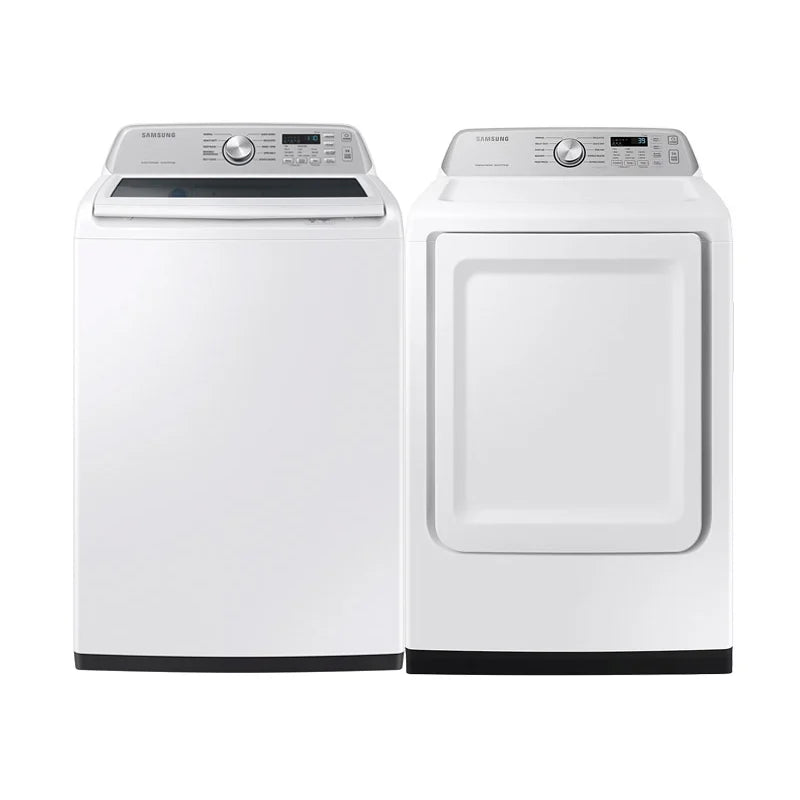 WA46CG3505A/DVE45T3200W - Ensemble laveuse/sécheuse - Samsung - Blanc - Produit déballé