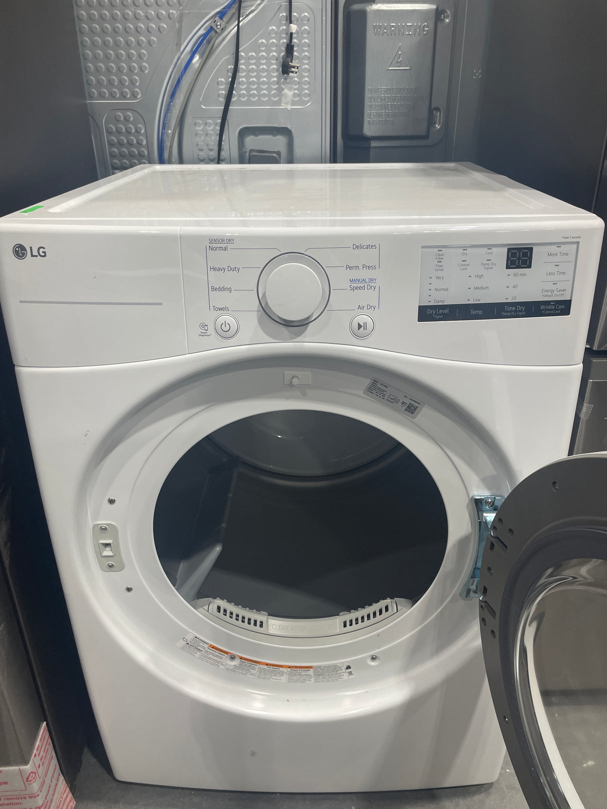 DLE3400W - DRYERS - Front Load - LG - White - Open Box