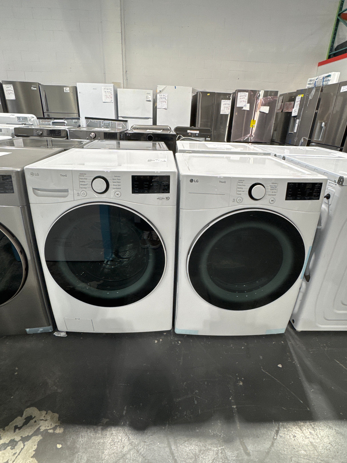 WM3600HWA ,DLE3600W - Washer/Dryer Sets - Front load - LG - Open box