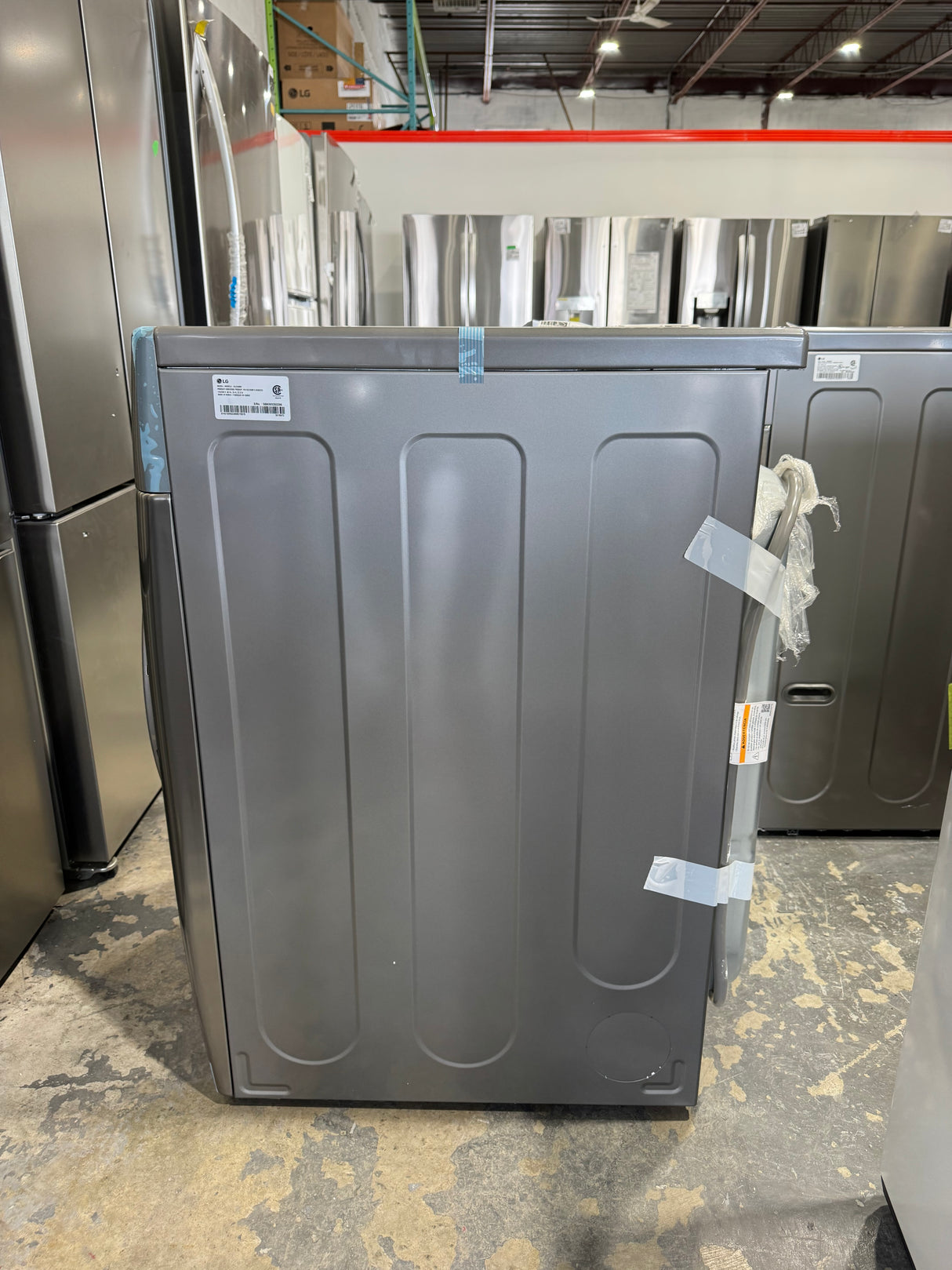WM3400CV / DLE3400V - Ensembles laveuse-sécheuse - Chargement frontal - LG - Acier graphite - Boîte ouverte