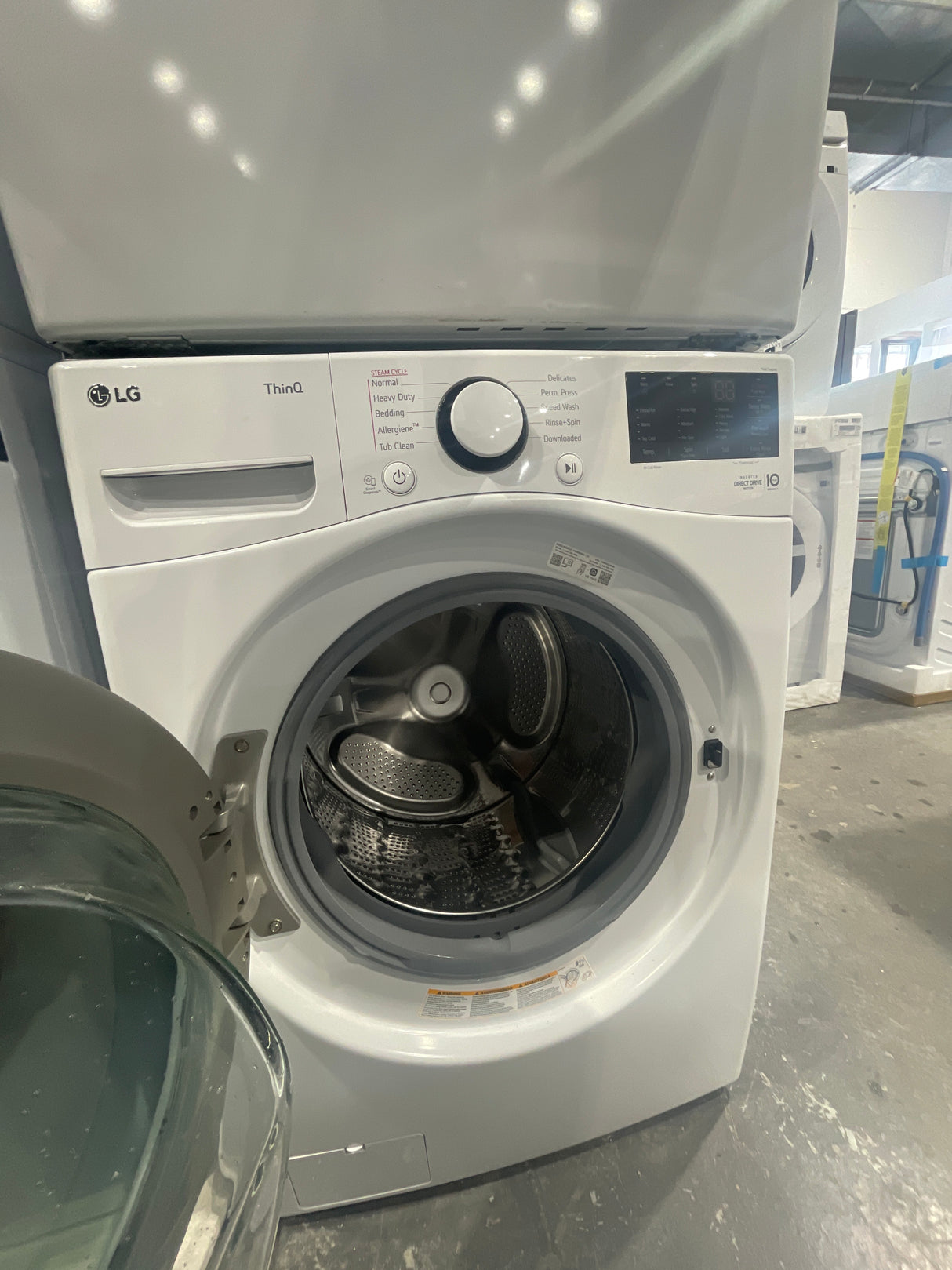 WM3600HWA, DLE3600W - Ensemble laveuse-sécheuse - Chargement frontal - LG - Boîte ouverte