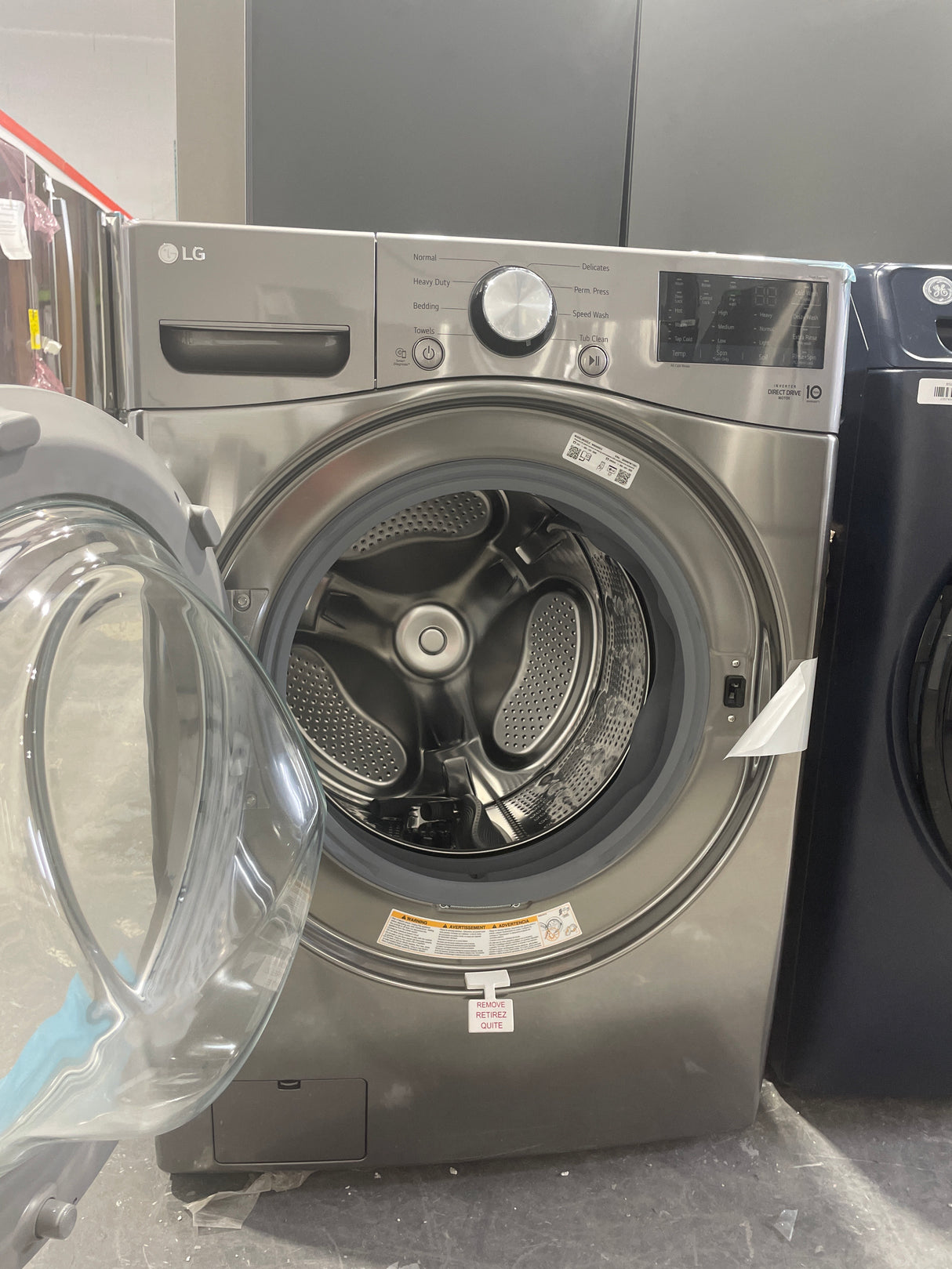 WM3400CV - WASHERS - Front Load - LG - Graphite steel - Open Box