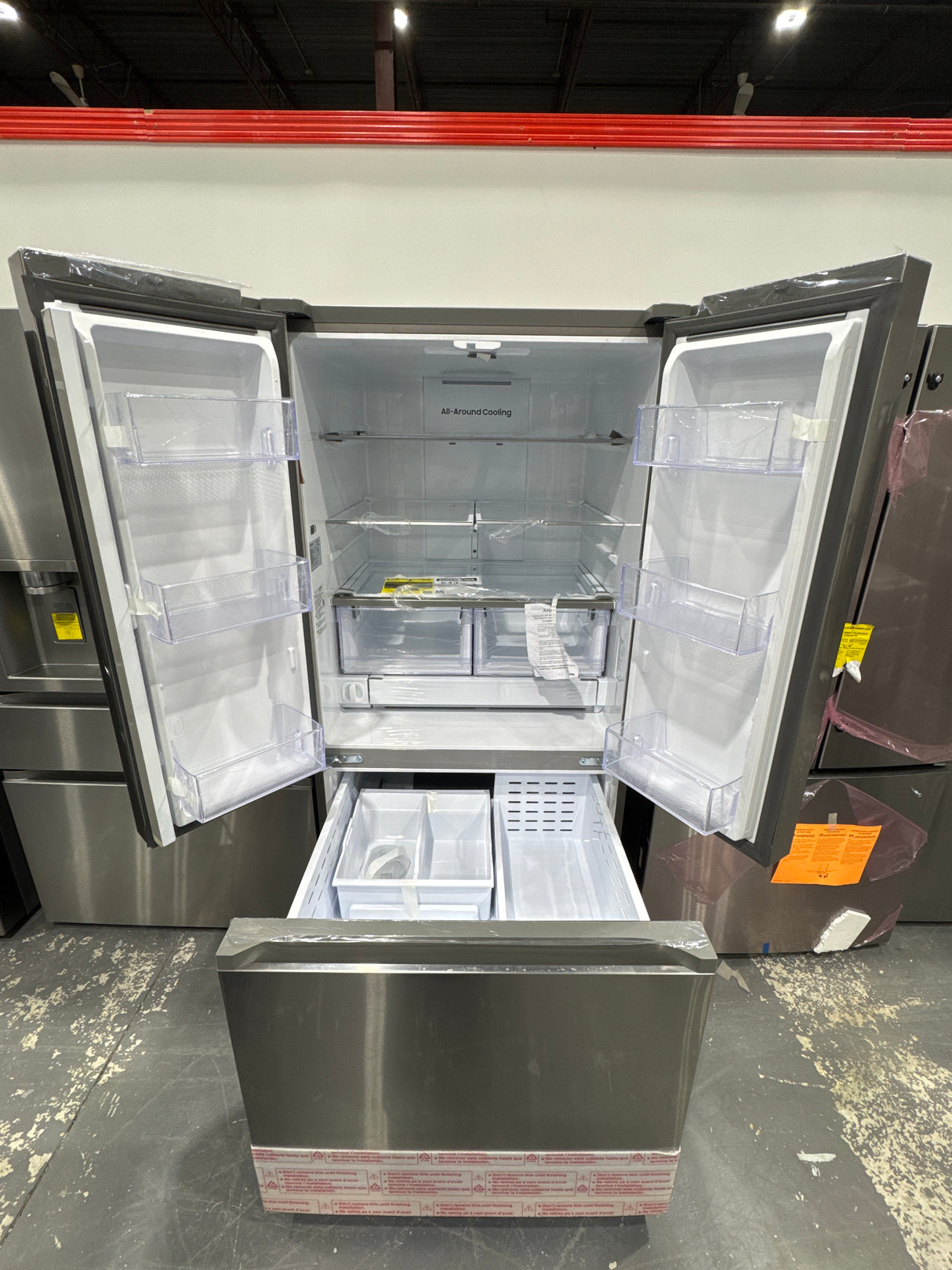 RF25C5151SR - REFRIGERATORS - Samsung - 33 - French 3-Door - Stainless Steel - Open Box