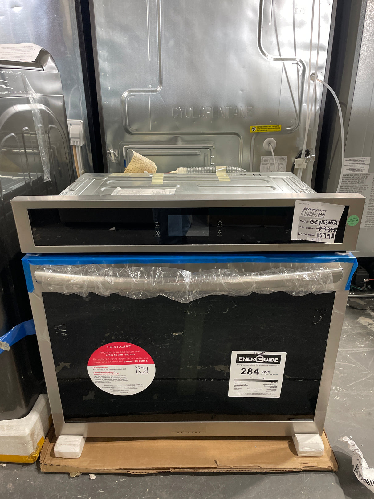 GCWS3067AF - Wall Oven - Frigidaire Gallery - Frigidaire Gallery - Stainless Steel - Open box