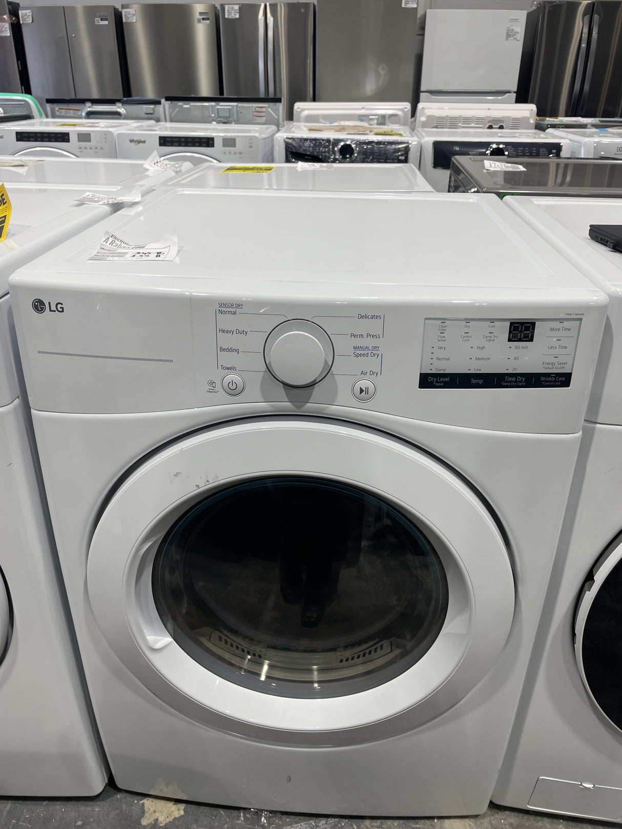 WM3400CW, DLE3400W- Washer/Dryer Sets - Front Load - LG - Open Box