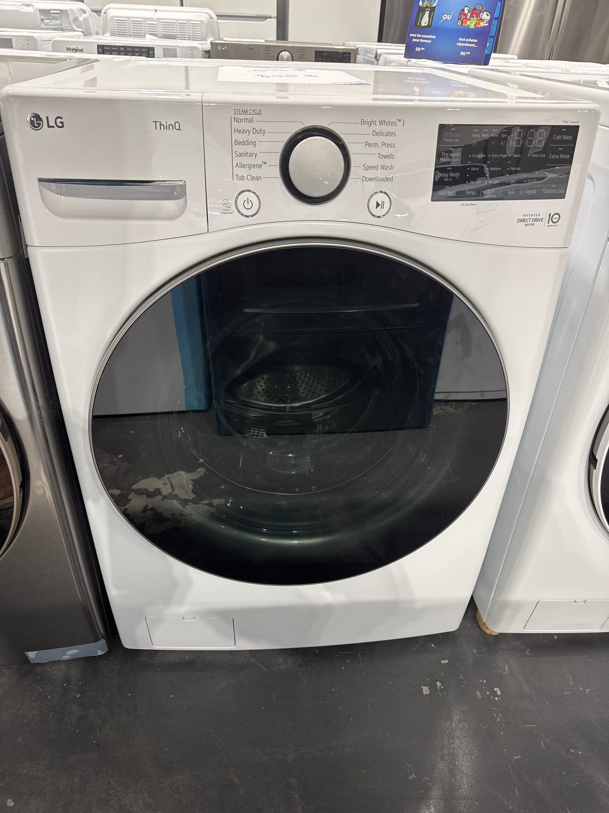 WM3850HWA  - WASHERS - LG - Electric - White - Open Box