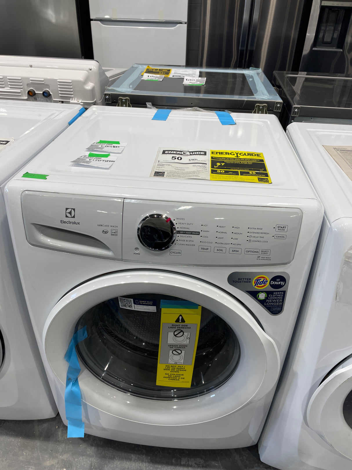 ELFW7337AW , ELFE733CAW - Washer/Dryer Sets - Electrolux - Open box