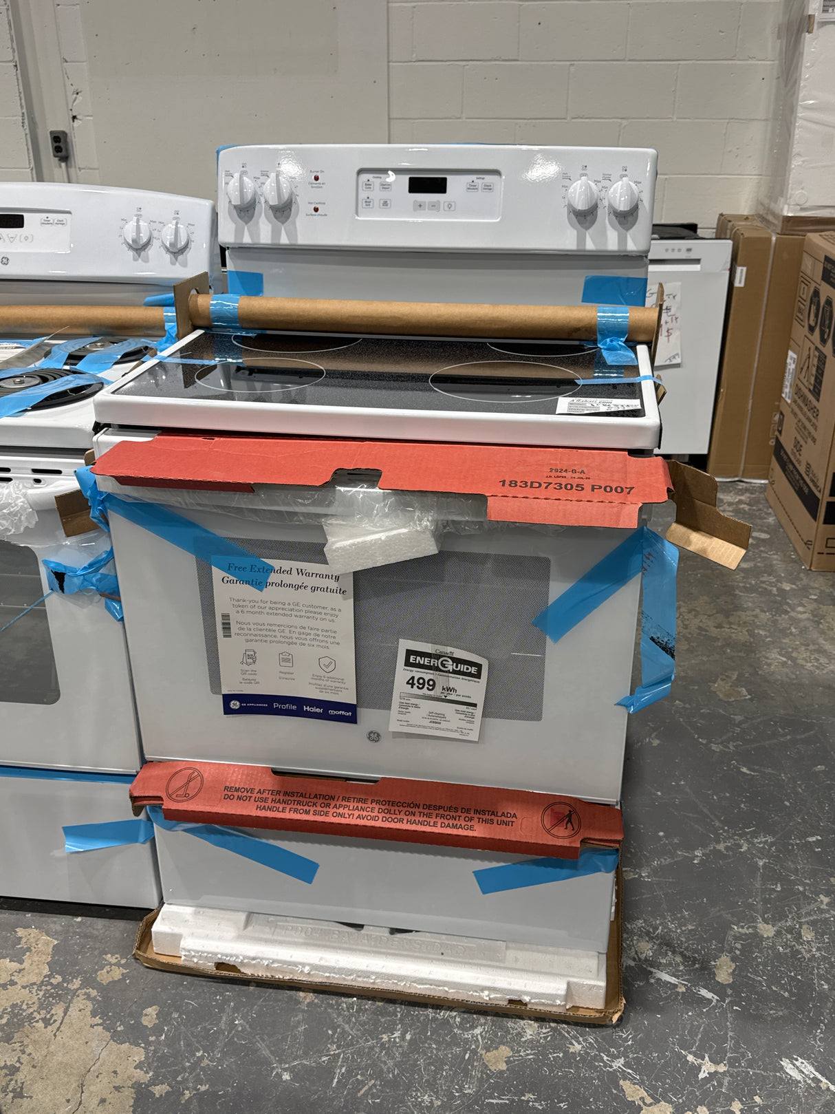 JCB630DKWW - Electric Range - GE - Stainless Steel - New