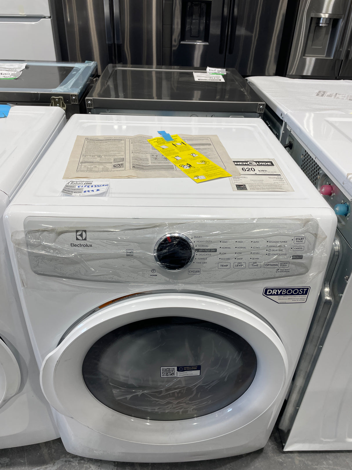 ELFW7337AW , ELFE733CAW - Washer/Dryer Sets - Electrolux - Open box