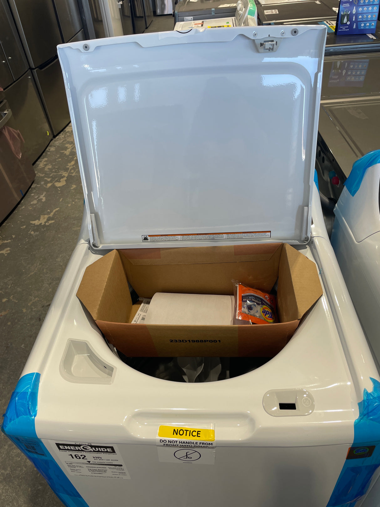 GTW334BMRWS, GTX34EBMRWS - Washer/Dryer Sets - Top load - GE - White - Open box