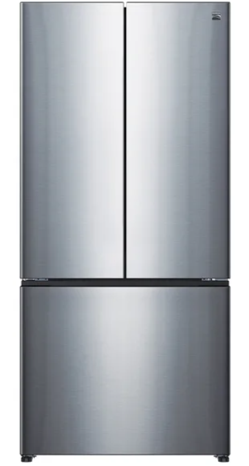 KKFDR32.3X – REFRIGERATORS – Kenmore – French Door – Counter Depth – Stainless Steel – Open Box