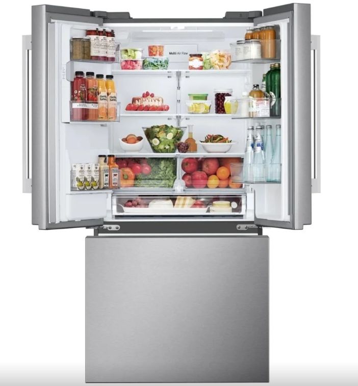 LF25H6330S - REFRIGERATORS - LG - 33"-25 cu. ft.- French Door Refrigerator – Stainless Steel