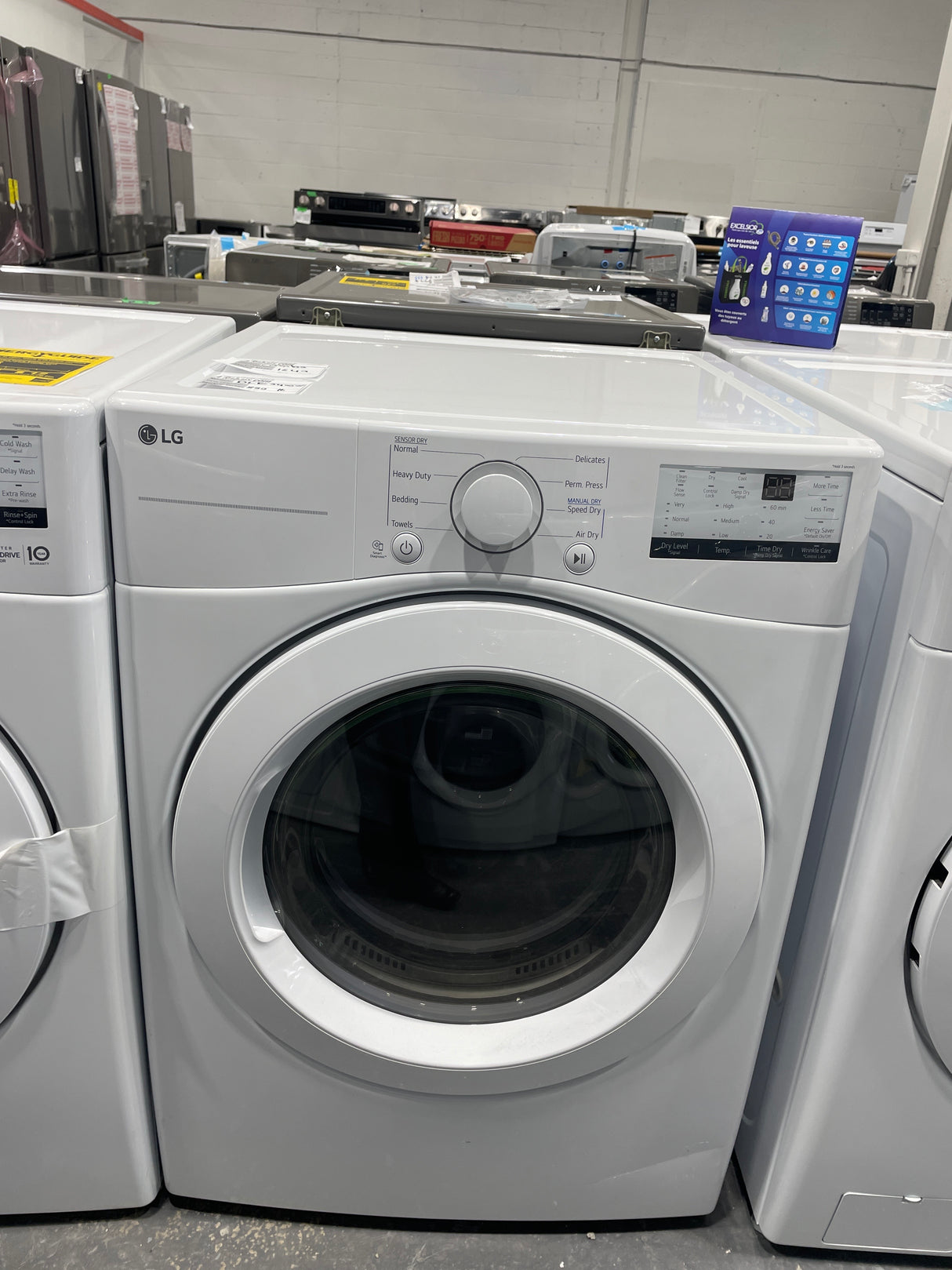 WM3400CW, DLE3400W- Washer/Dryer Sets - Front Load - LG - Open Box