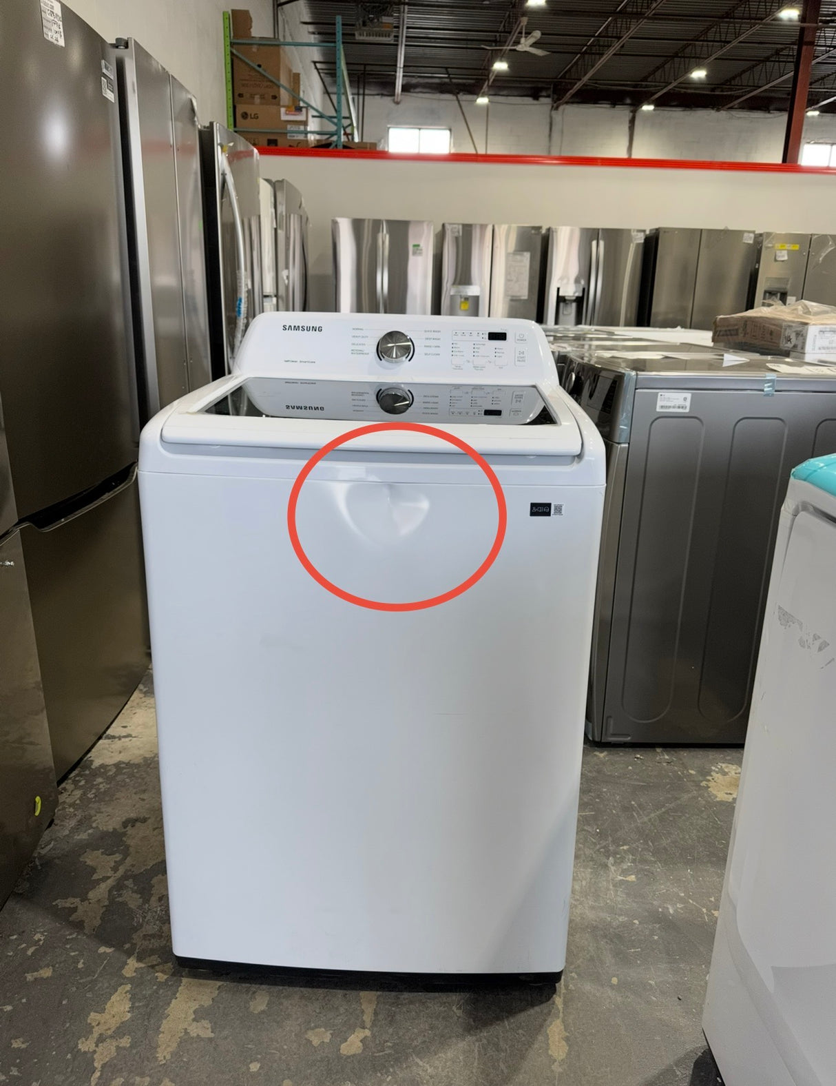WA45T3200AW/DVE45T3200W- Washer/Dryer Sets - Samsung - White - Open box