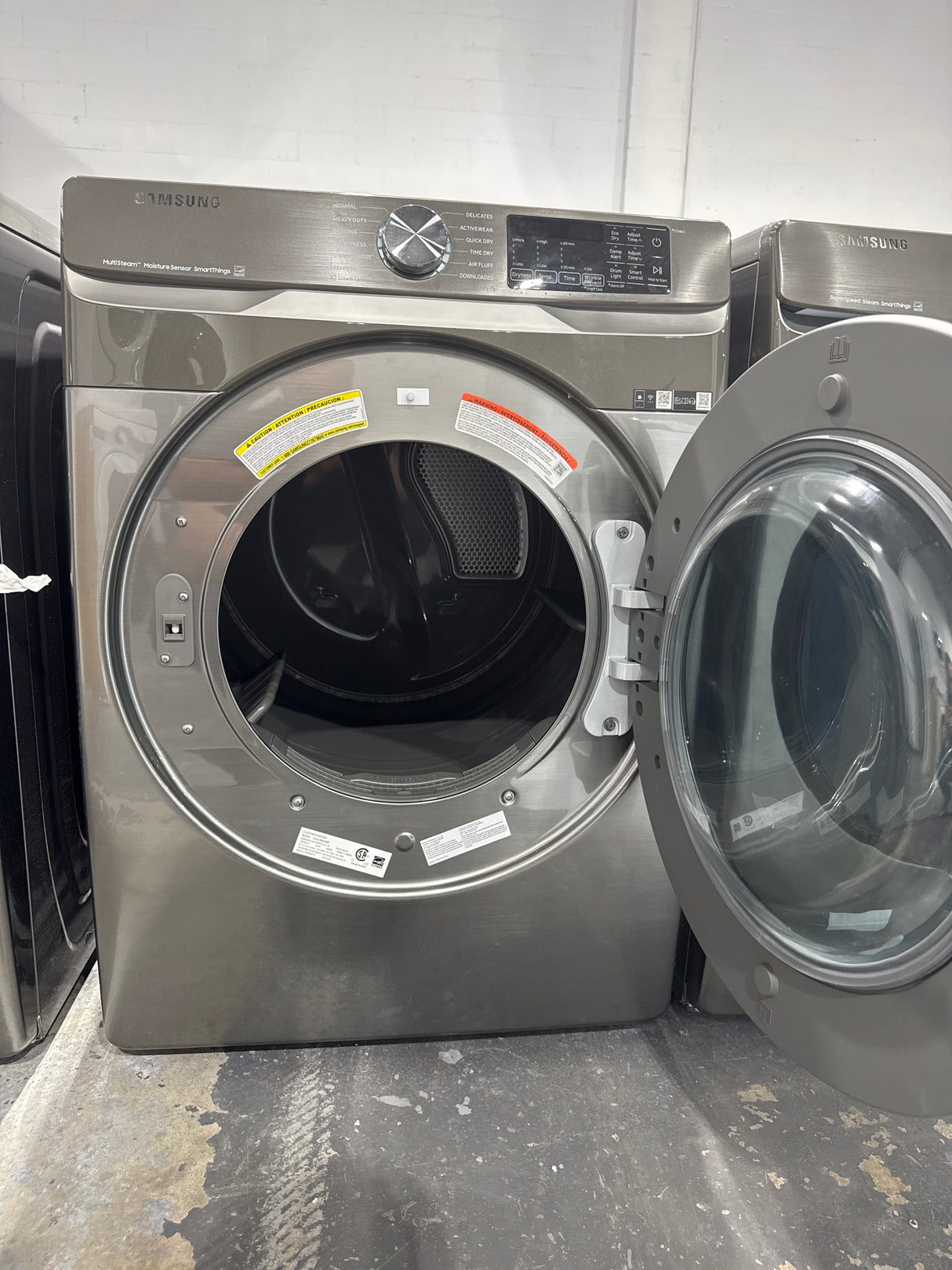 WF45B6300AP, DVE45B6305P - Ensembles laveuse/sécheuse - Chargement frontal - Samsung - Emballage ouvert