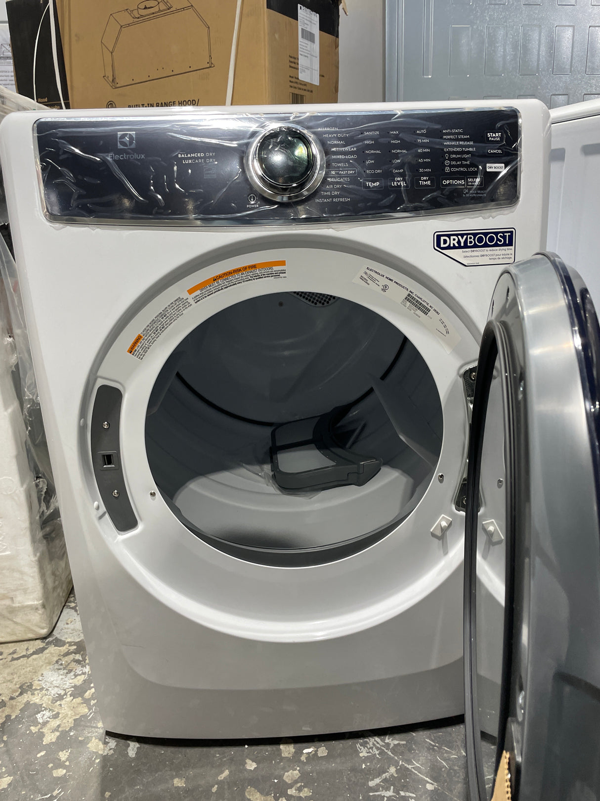 ELFE762CBW - DRYERS - Front Load - Electrolux - White - Open Box