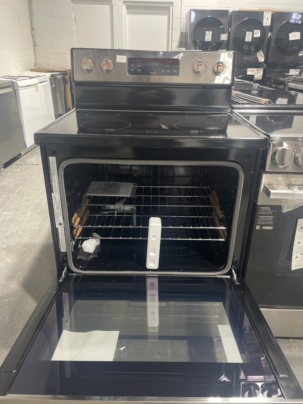 MER30B12ASSC -Electric ranges - Midea - Stainless steel - Open box