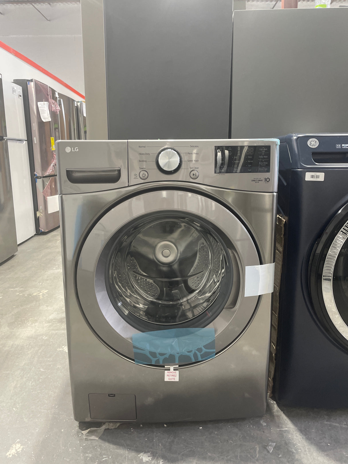 WM3400CV - WASHERS - Front Load - LG - Graphite steel - Open Box