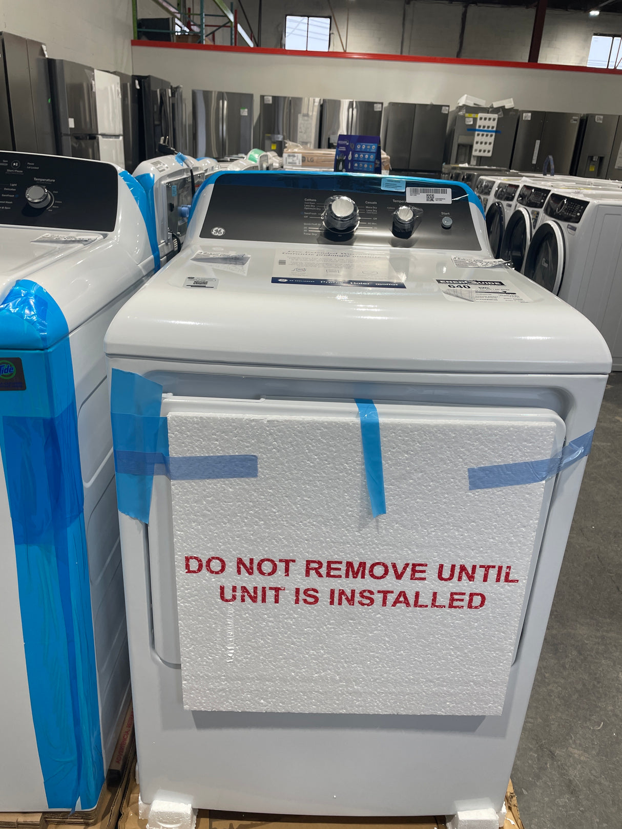 GTW334BMRWS, GTX34EBMRWS - Washer/Dryer Sets - Top load - GE - White - Open box