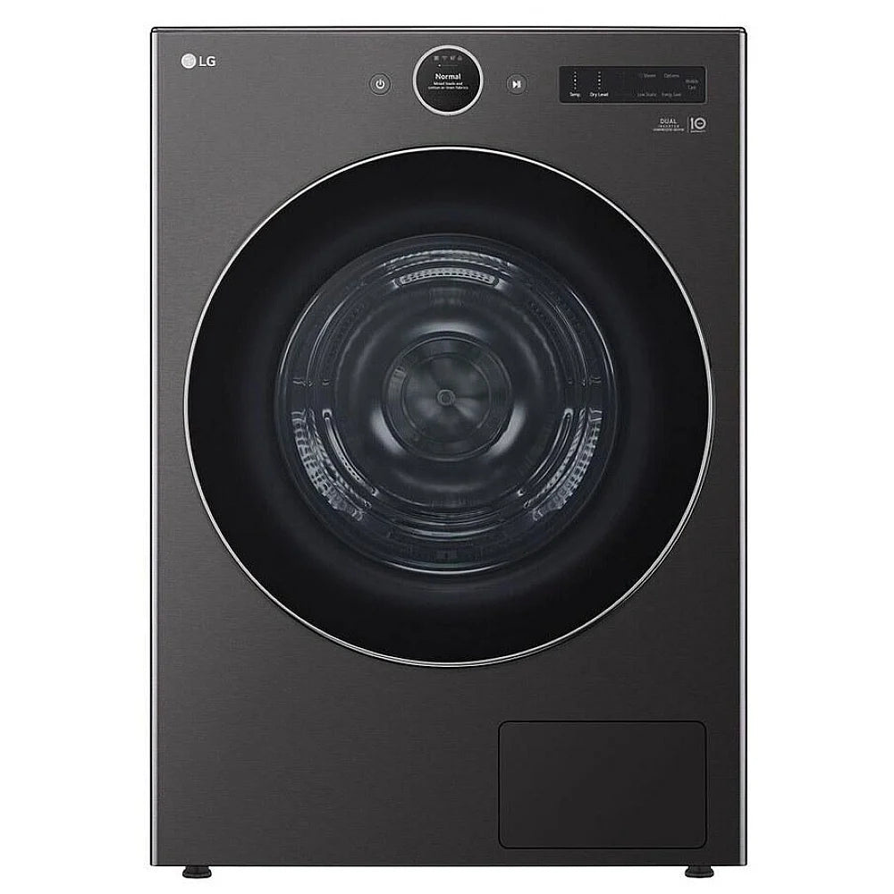 DLEX6700B/WM6700HBA - Ensemble laveuse/sécheuse - Chargement frontal - LG - Acier noir - Emballage ouvert