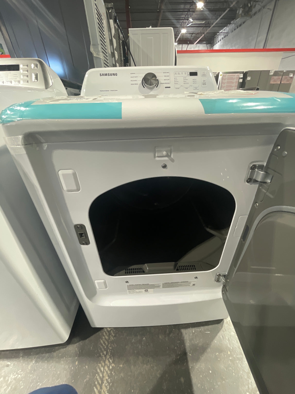 WA46CG3505A/DVE45T3200W - Ensemble laveuse/sécheuse - Samsung - Blanc - Produit déballé