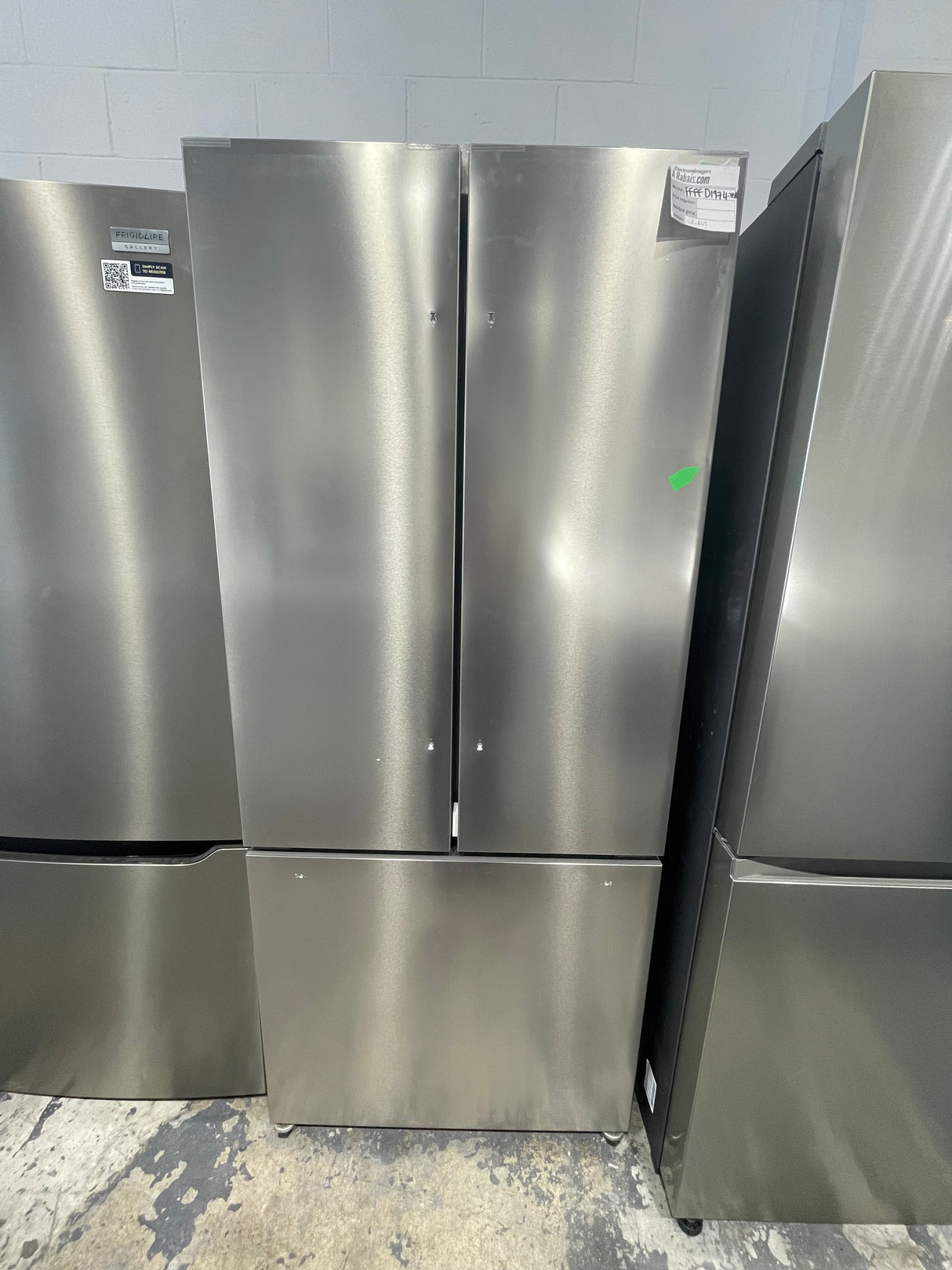 FFFFD1974-31SB - REFRIGERATORS - FORNO - 31 - French 3-Door - Stainless Steel - Open Box