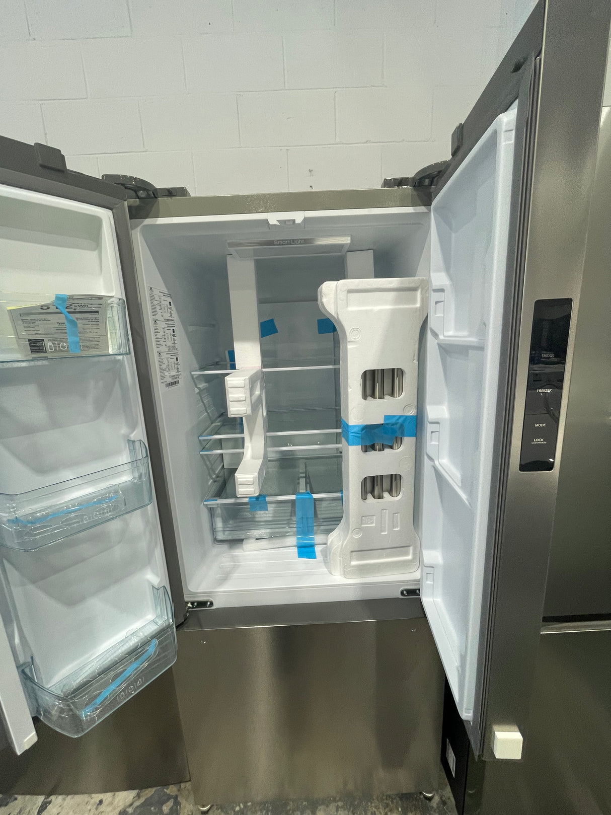 FFFFD1974-31SB - REFRIGERATORS - FORNO - 31 - French 3-Door - Stainless Steel - Open Box