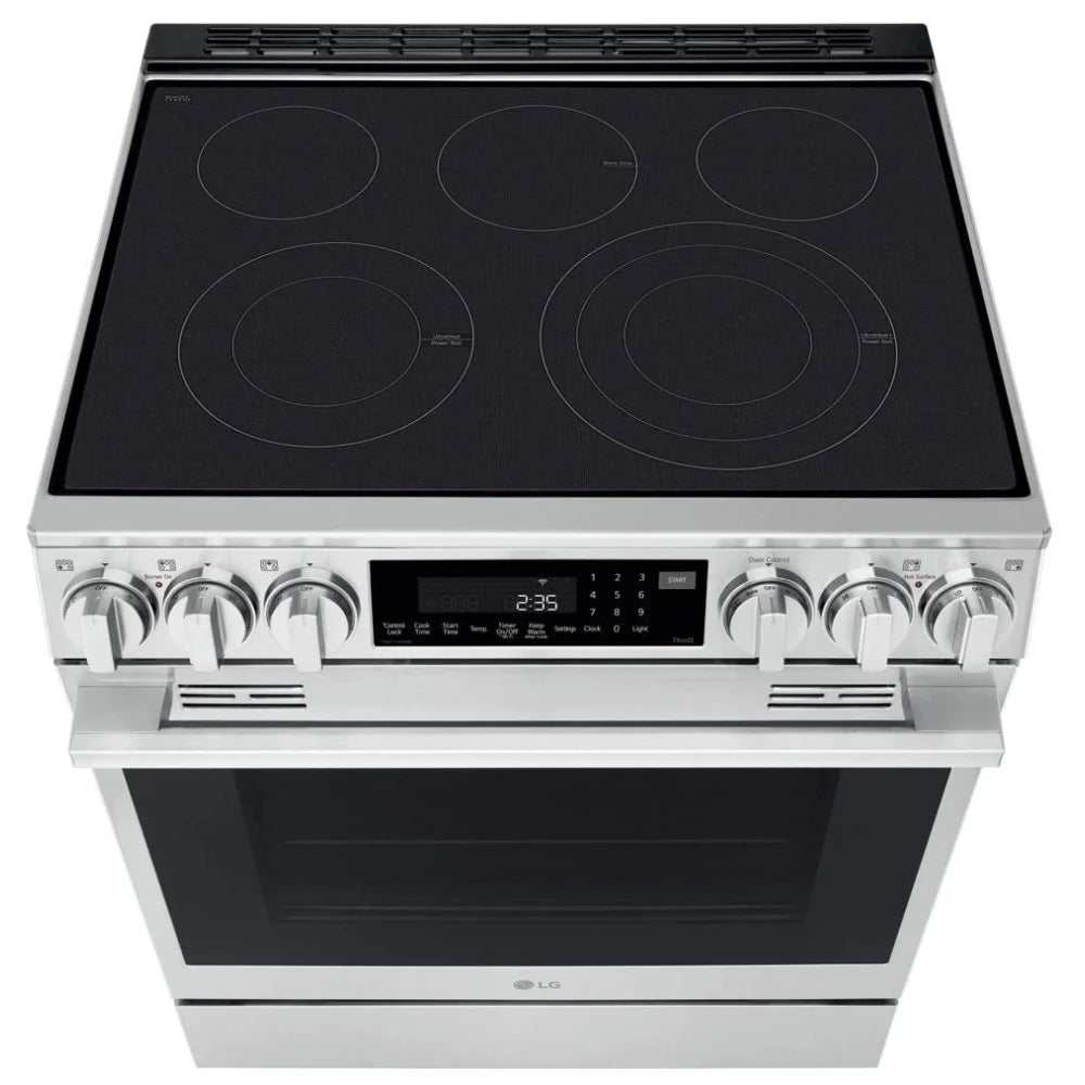 LSEL6337XE - Cuisinière électrique - LG - Acier inoxydable - Boîte ouverte