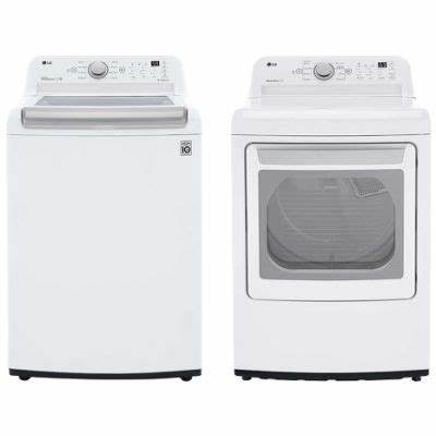 WT7150CW, DLE7150W - Washer/Dryer Sets - Top load - LG- Open box