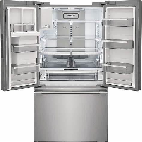 PRF52883AF - Réfrigérateurs - Frigidaire - 3 portes françaises - Acier inoxydable - Boîte ouverte