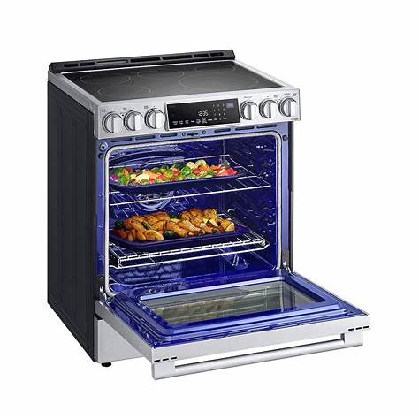 LSES6338F - Cuisinière électrique - LG - Acier inoxydable - Boîte ouverte