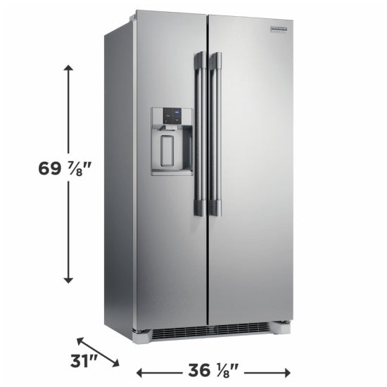 PRSC2222AF - REFRIGERATORS - Side by side - 36 - Frigidaire Professional - Stainless Steel - NEW