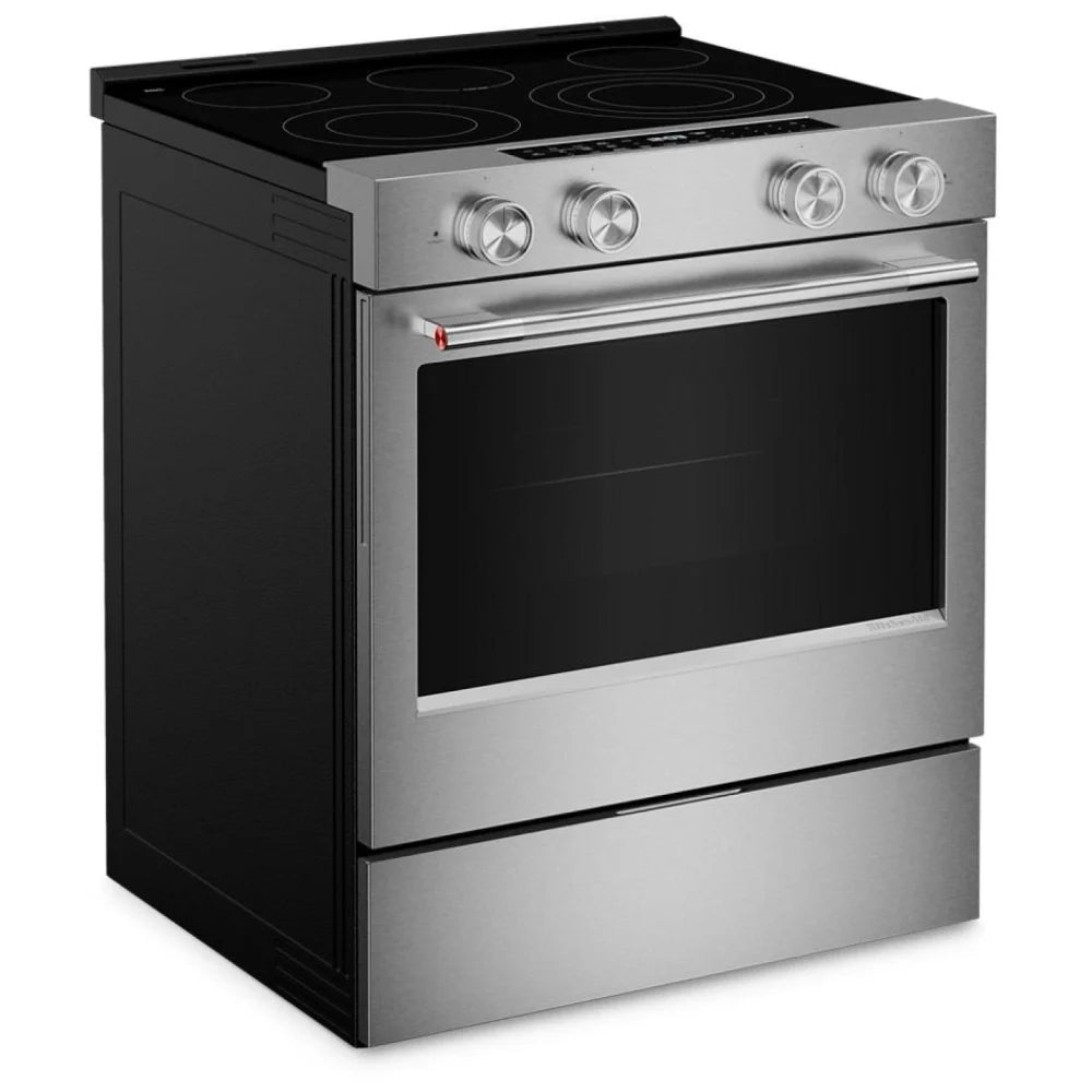 YKSES330SPS - Cuisinière électrique - KitchenAid - Acier inoxydable - Boîte ouverte