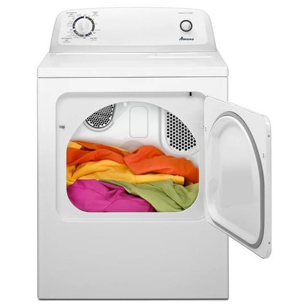 NTW4519JW, YNED4655EW - Washer/Dryer Sets - Top load - Amana - White - Open box