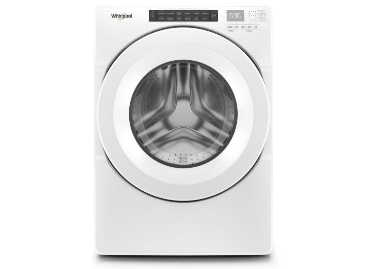 WFW560CHW, YWHD560CHW - Ensemble laveuse-sécheuse - Chargement frontal - Whirlpool - Thermopompe sans ventilation blanche - Boîte ouverte