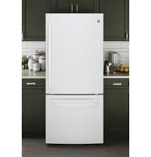 GDE21DGKSKWW - REFRIGERATORS - GE - Bottom Freezer - White - Open Box