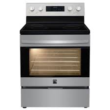 KKFTR4.8-REARAFC-SS - Kenmore - Electric Range - Stainless Steel - Open box