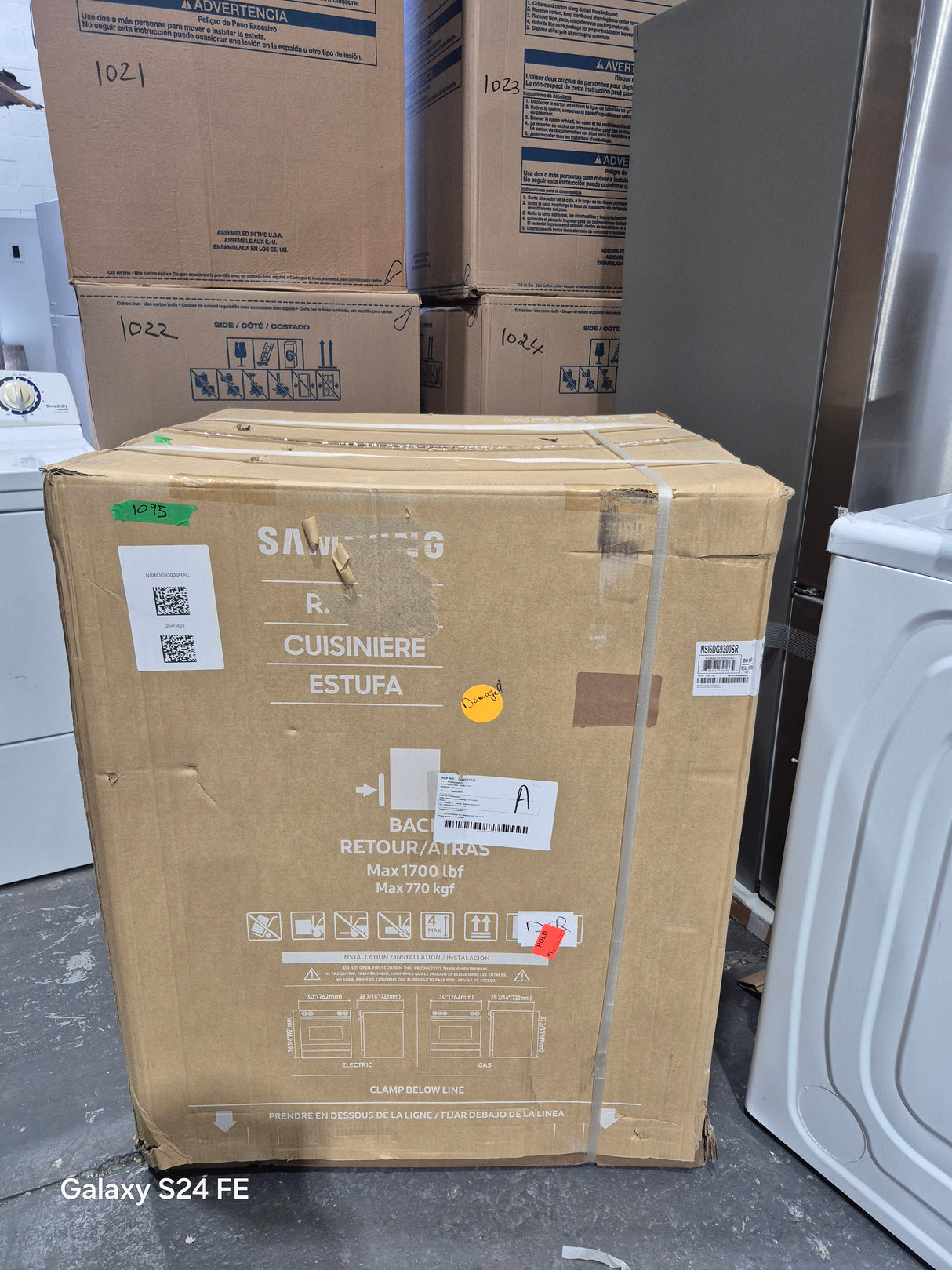 NSI6DG9300SRAC- Induction Range - Samsung - Stainless Steel - Open Box