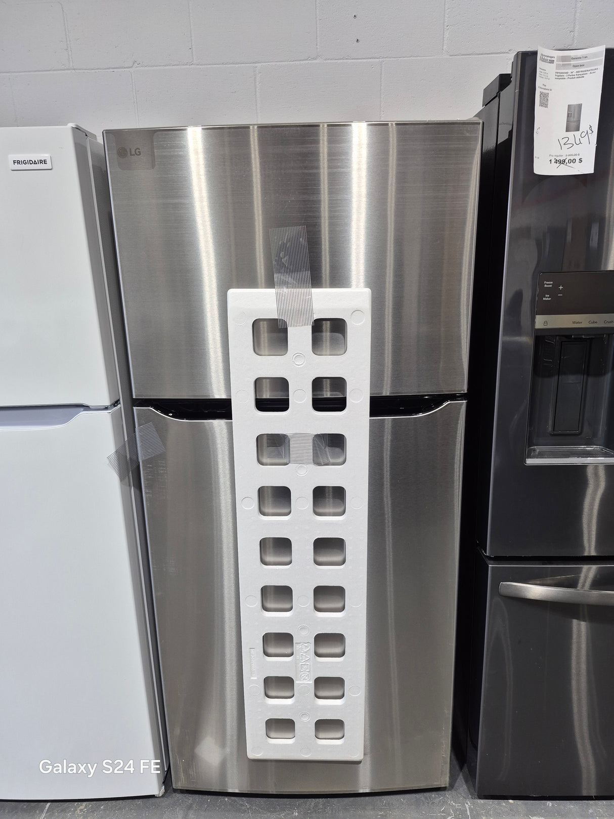LTCS20020s - Refrigerator - LG - Top Freezer - Stainless Steel - New-Open box