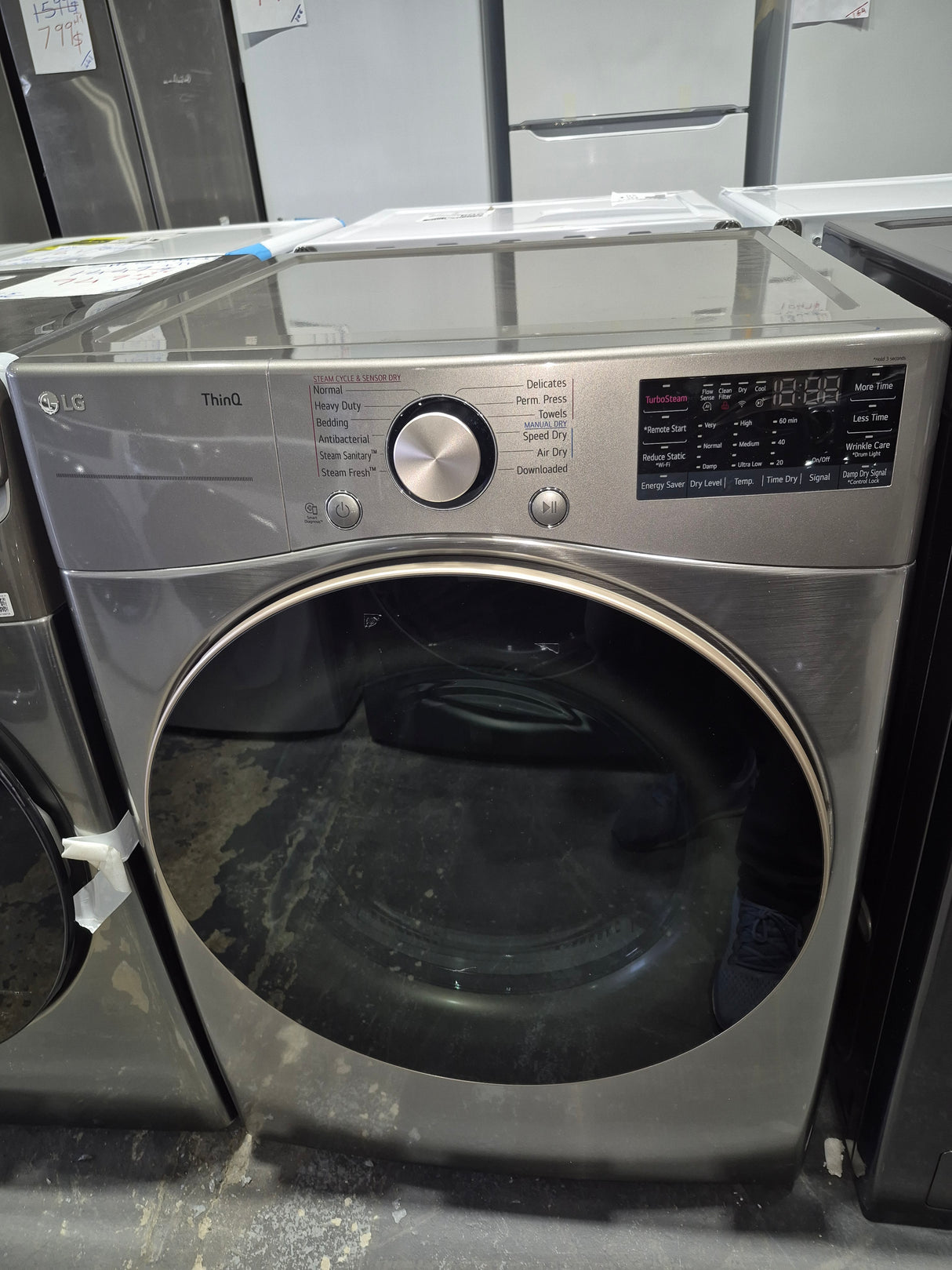 DLEX3850V - SÉCHEUSES - LG - Électriques - Acier inoxydable - Boîte ouverte